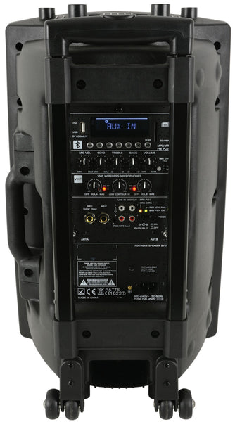 QTX QX12PA Plus - Portable PA with USB/FM and Bluetooth