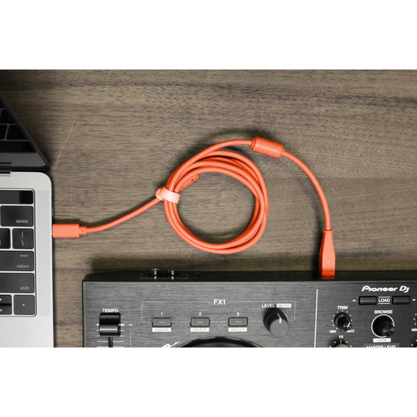 DJ TechTools Chroma Cable USB Cable (A-B) Straight 1.5m (Orange)