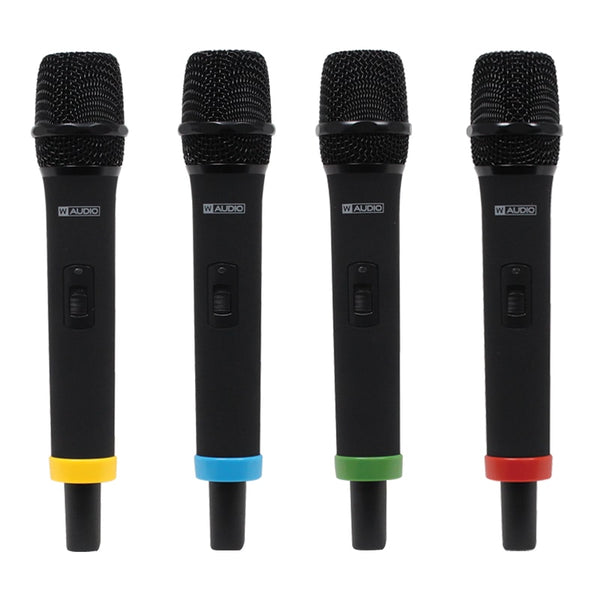 W Audio RM Quartet 4-Way Handheld Radio Microphone System