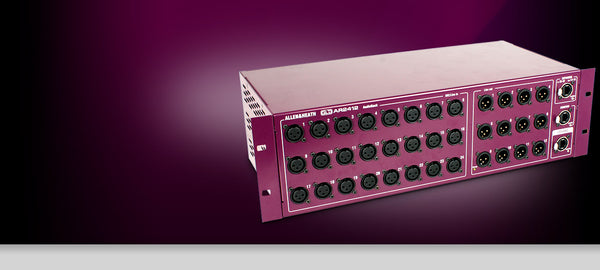 Allen and Heath AR2412 Audio Rack (Purple) for GLD / Qu16 / Qu24