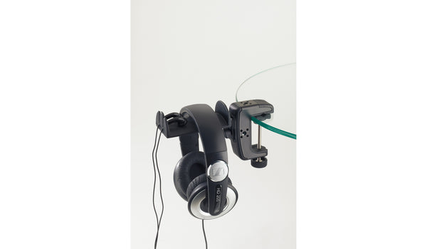 K and M 16085 Headphone Holder with Table Clamp