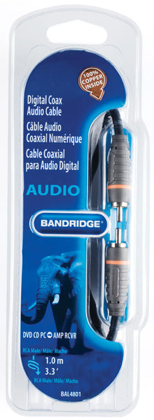 Bandridge Digital Coax Audio Cable 1.0m