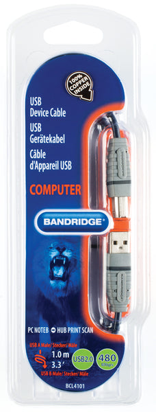 Bandridge Premium USB Cable 1.0m