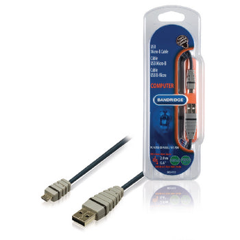 Bandridge USB to USB Micro Cable 2.0m