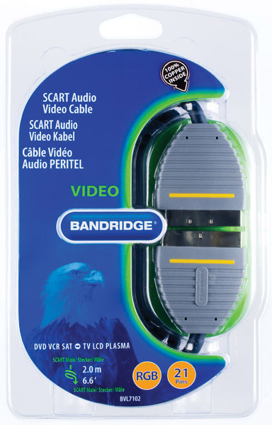 Bandridge Scart Audio Video Cable 2.0m