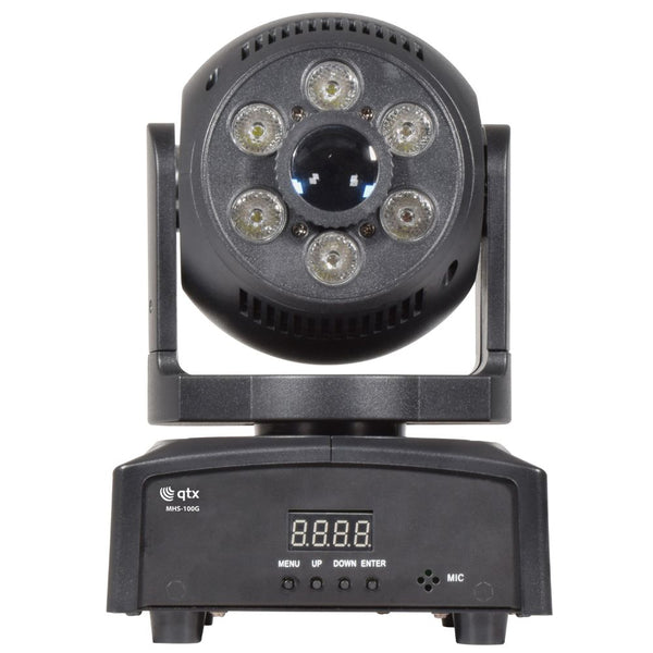 QTX Gobo Spotwash MHS-100G 100W Spot-Wash LED Moving Head