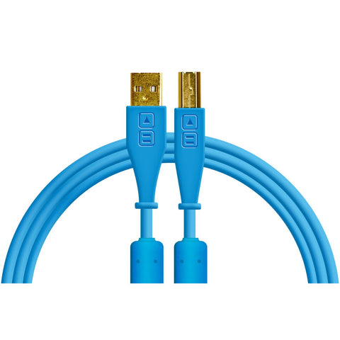 DJ TechTools Chroma Cable USB Cable (A-B) Straight 1.5m (Blue)