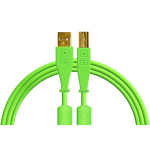 DJ TechTools Chroma Cable USB Cable (A-B) Straight 1.5m (Green)