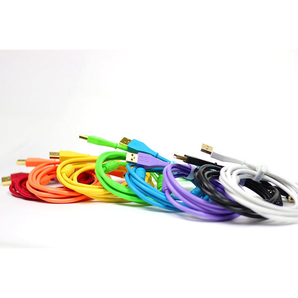 DJ TechTools Chroma Cable USB Cable (A-B) Straight 1.5m (Orange)