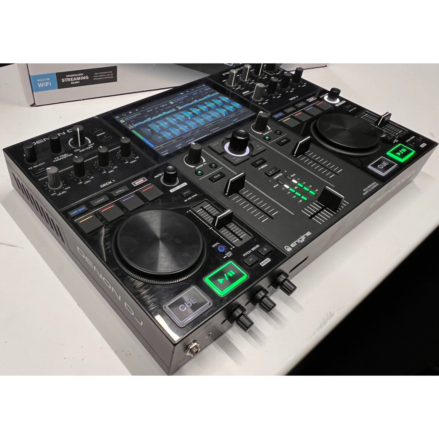 Denon Prime GO - Portable 2-Channel USB DJ Controller, with Tidal
