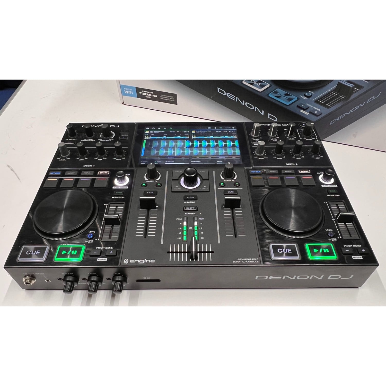 Denon Prime GO - Portable 2-Channel USB DJ Controller, with Tidal