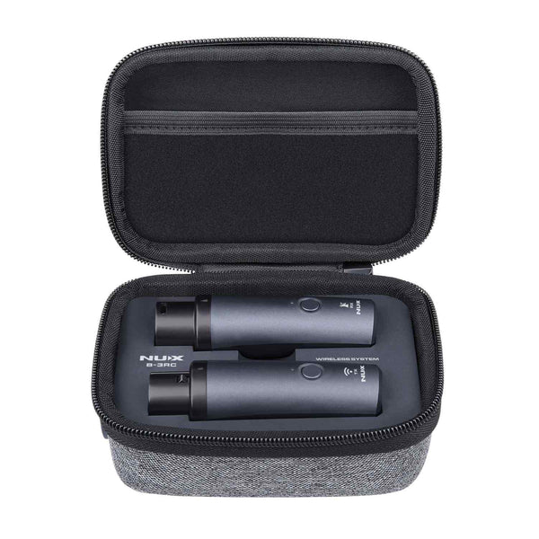 NUX B-3RC Rechargeable Wireless Microphone System 2.4GHz with Charging Case