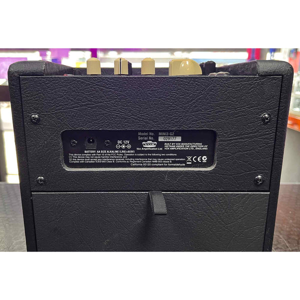 Vox Mini 3 G2 Black (Ex-Display)