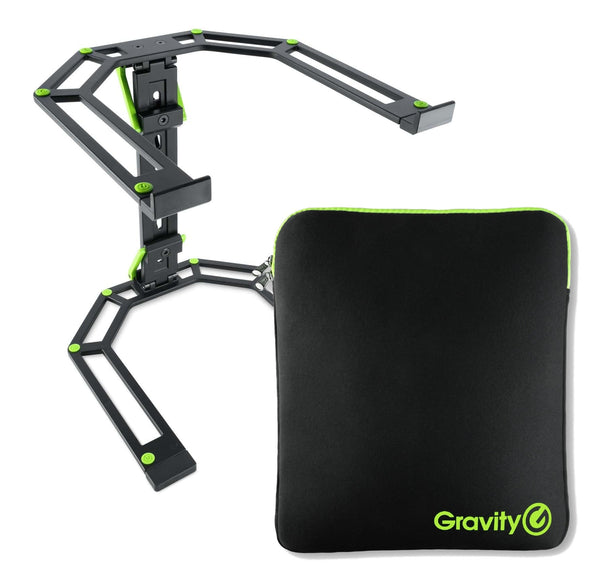 Gravity Adjustable Laptop Stand with Neoprene Bag