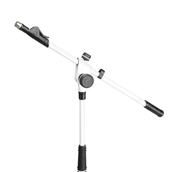 Gravity MS4322W Microphone Stand w/ Telescopic Boom (White)