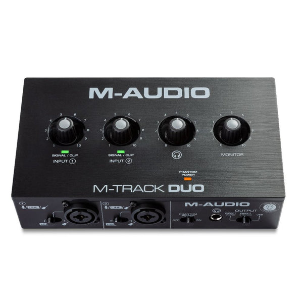 M Audio Dual M-Audio M-Track Duo - 48-KHz 2-channel USB Audio Interface – Knight ...