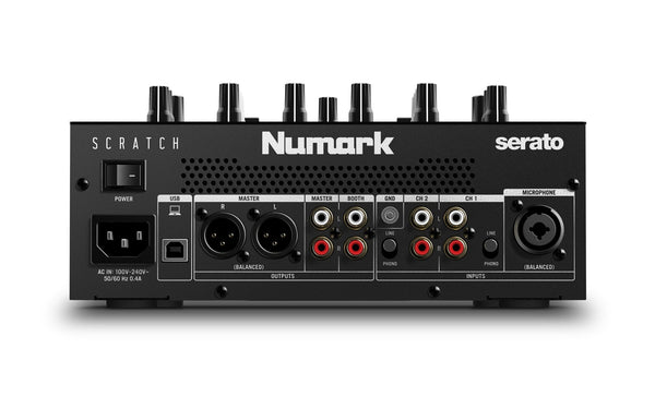 Numark Scratch 2-Channel Serato DJ Pro Mixer with built-in InnoFADER Crossfader