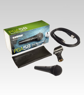 Shure PGA58 with XLR Cable