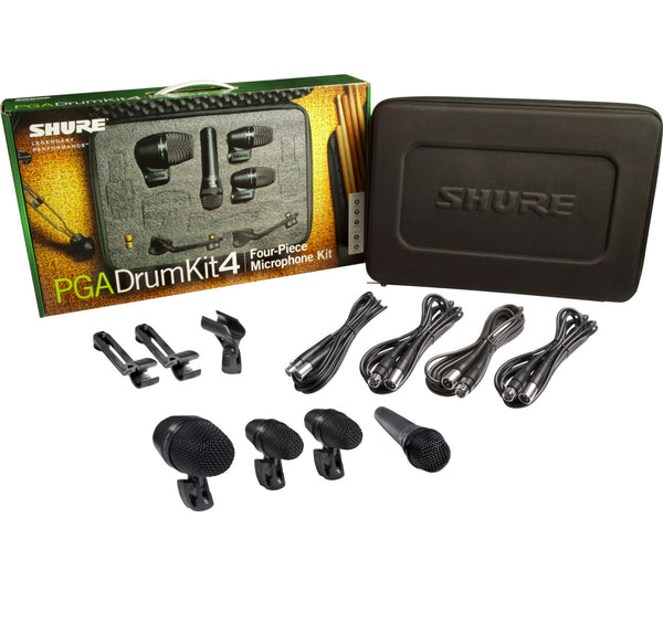 Shure PGADRUMKIT4 PGA Drum Micophone Kit 4 (4-Piece)