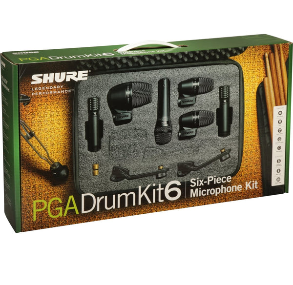 Shure PGADRUMKIT6 PGA Drum Micophone Kit 6 (6-Piece)