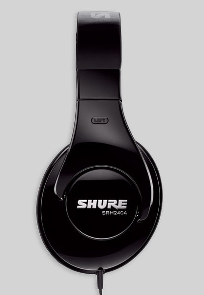Shure SRH240A Closed-back headphones with full bass