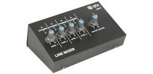 QTX 4 Channel Mono Line Level and Instrument Mixer