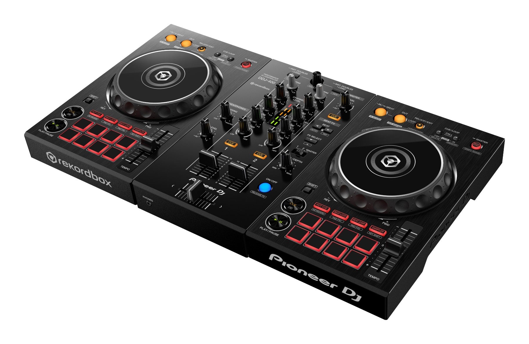 Pioneer DDJ-400 Rekordbox DJ Controller + Pioneer DJC-B Bag