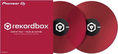 Pioneer DJ RB-VD1-CR Rekordbox DVS Control Vinyl - Red (Pair)