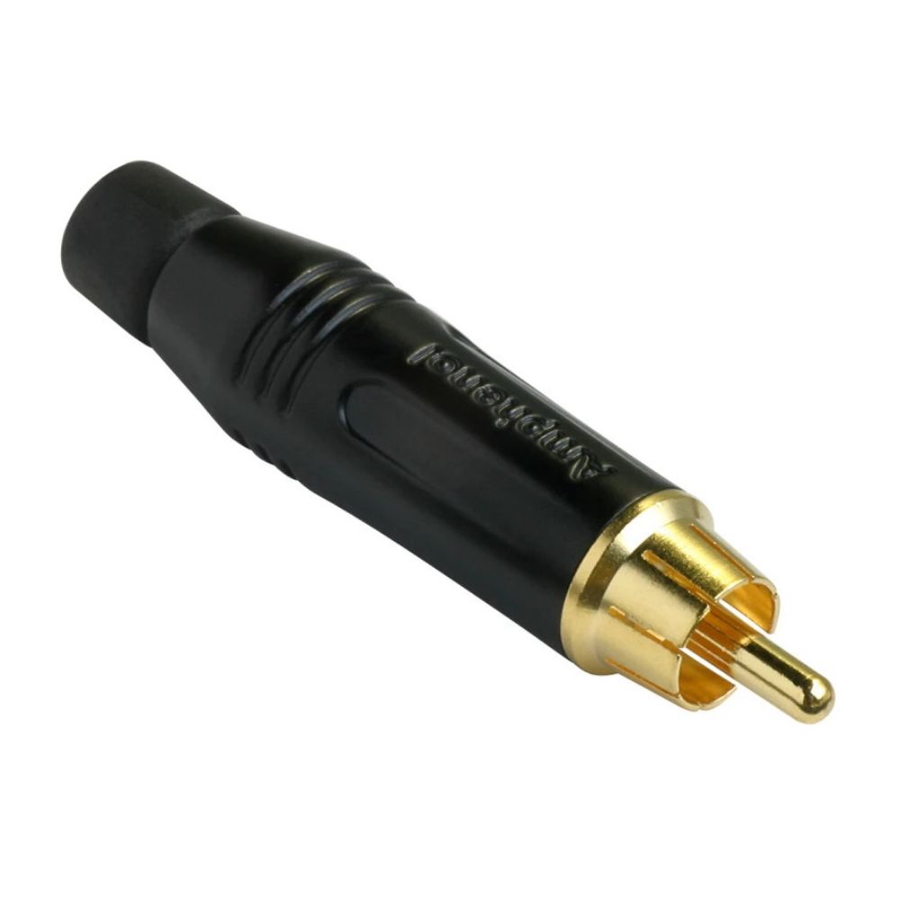 Amphenol RCA Phono Plug (Black)