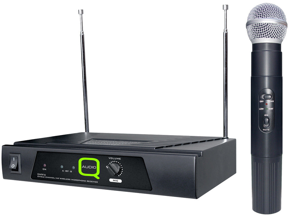 Q-Audio QWM 6 VHF Single Radio Mic (174.1MHz)