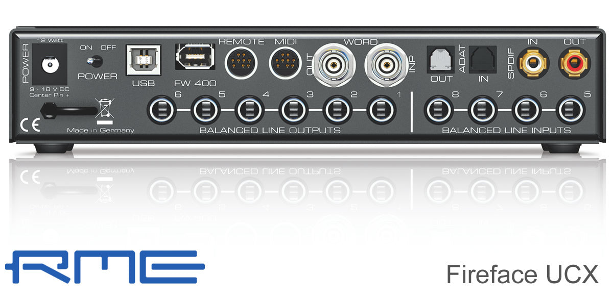 RME Fireface UCX – Knight Sound and Light