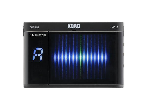 Korg GA Custom Pocket Tuner with 3D display (Black)