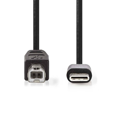 Nedis USB-C Male to USB-B Male 2.0m