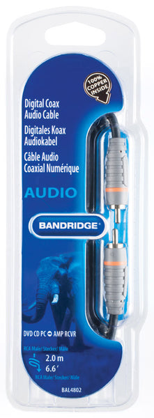 Bandridge Digital Coax Audio Cable 2.0m