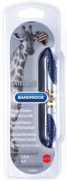 Bandridge Premium Digital Satellite Coax Cable 1.0m