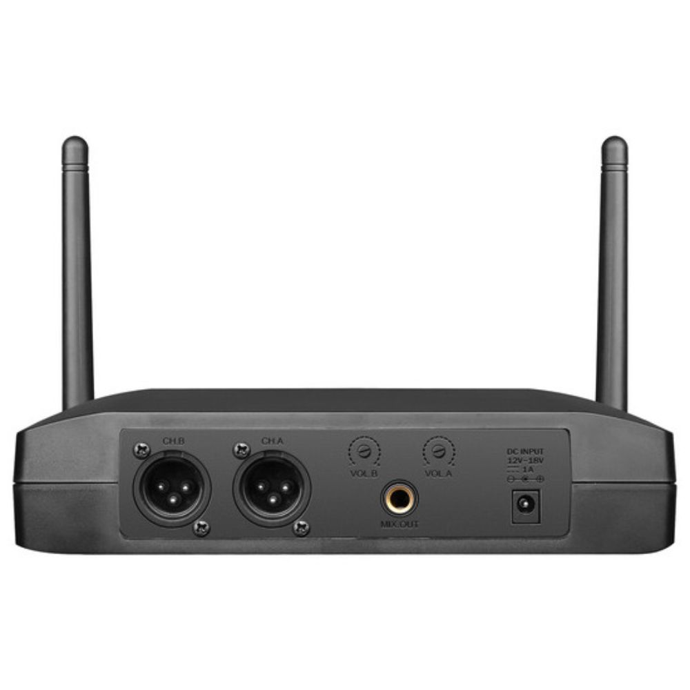 Q-Audio QWM 11 V2 Dual UHF Wireless Microphone System (863.7MHz / 864 ...