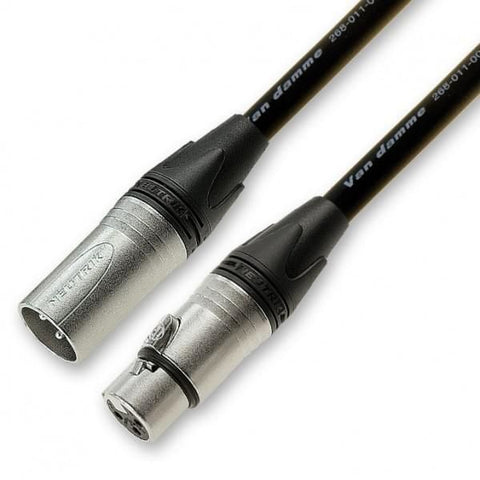 Van Damme Neutrik 5-pin XLR - 5-pin XLR DMX Cable 10m